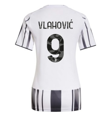 Juventus Dusan Vlahovic #9 Prima Maglia Femmina 2025-26 Manica Corta